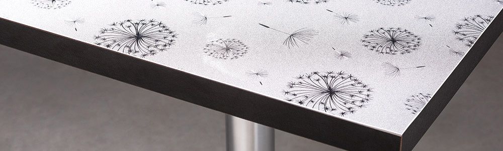 Extra Thick Embossed Table Protector Nightingale - Semi transparent and extra thick - this clear table protector provides excellent physical protection to your table top in addition to heat protection and wipe clean properties. Suitable for contact with food.