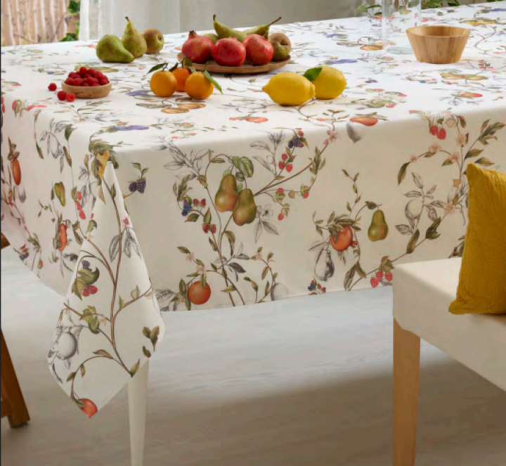 Fruits Acrylic Coated Tablecloth