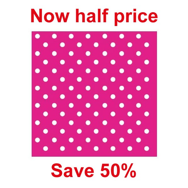 Ambiente paper napkins Dots Magenta
