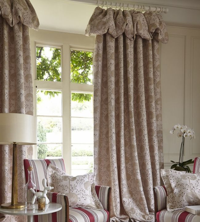 Prestigious Textiles Moonseed Furnishing Fabric, Cranberry