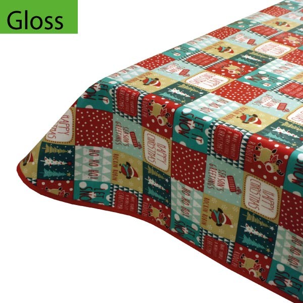 Oilcloth Tablecloth Ho Ho Ho