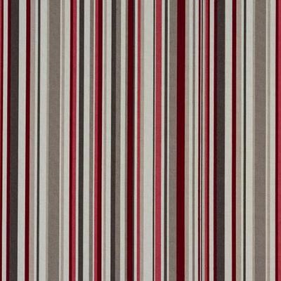 Fryetts Goa Stripe Cherry Fabric, Remnant