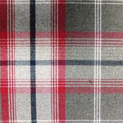 Fryetts Balmoral Rosso Fabric, Remnant