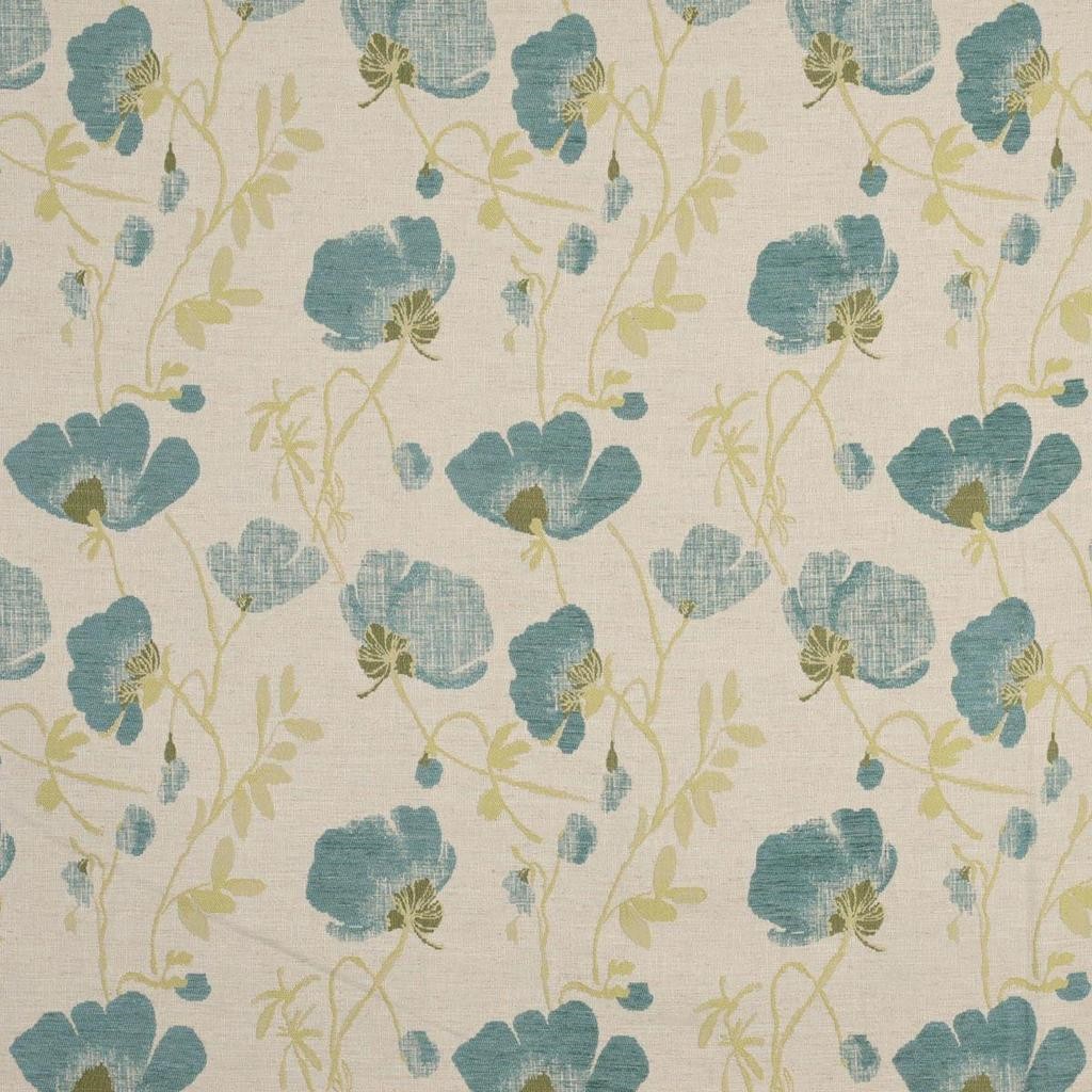 Fryetts Fabric Serafina Fabric, Duck Egg, Remnant
