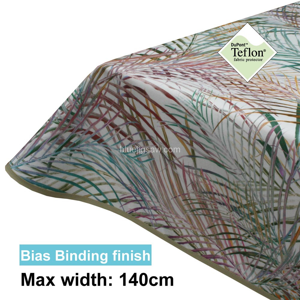 Acrylic Coated Tablecloth with Bias Binding