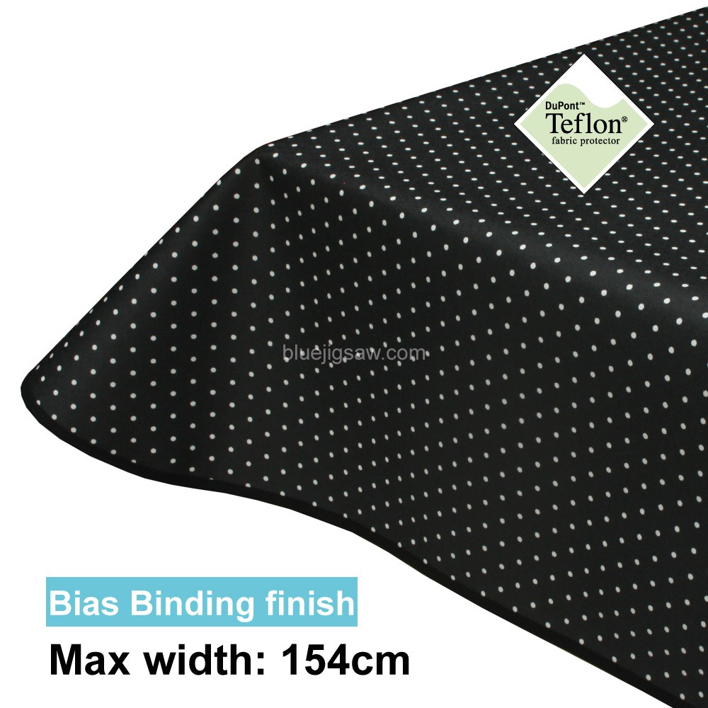 Acrylic Coated Tablecloth with Bias Binding