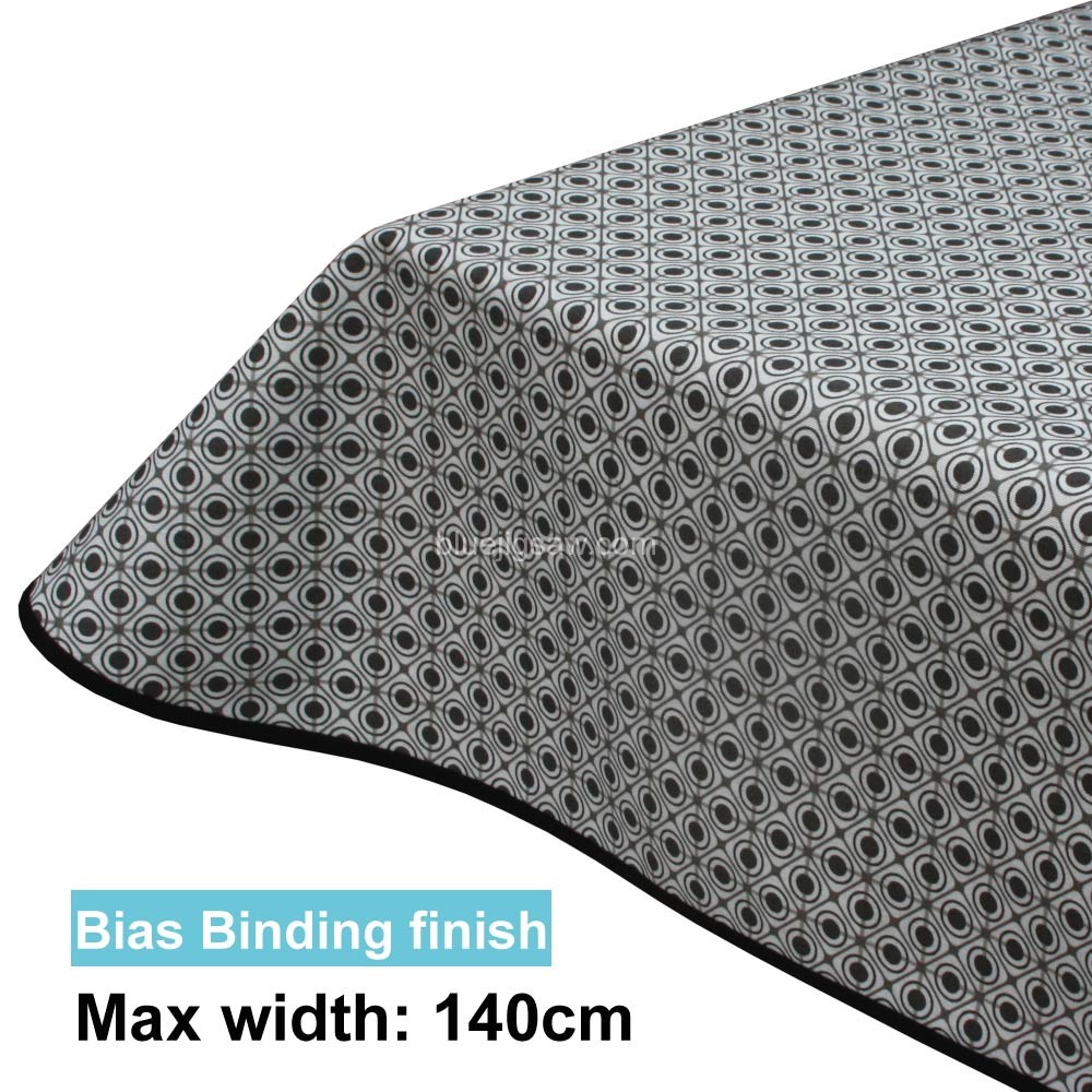 Acrylic Coated Tablecloth with Bias Binding