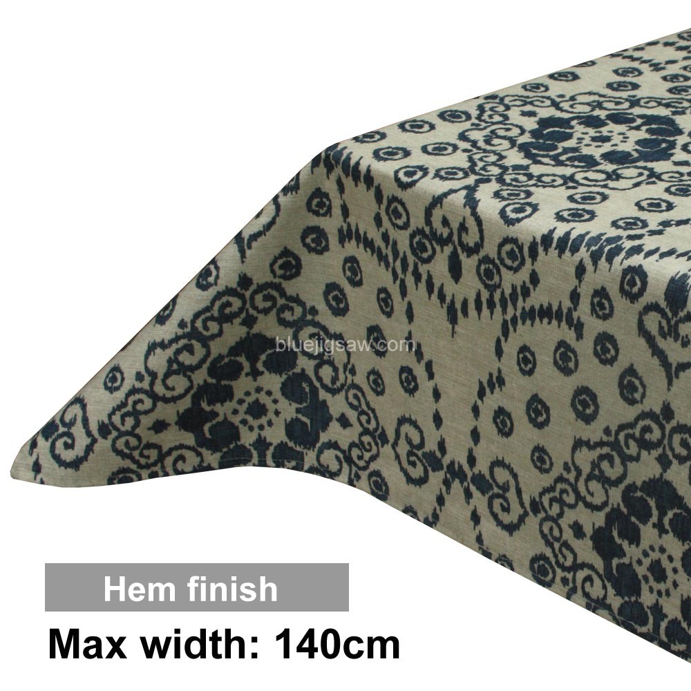 Acrylic Coated Tablecloth with Hem finish