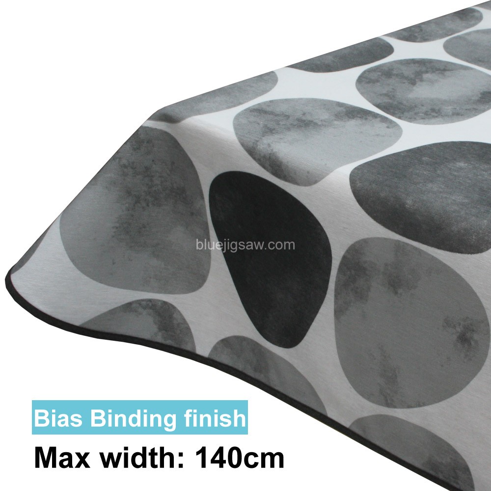 Acrylic Coated Tablecloth with Bias Binding