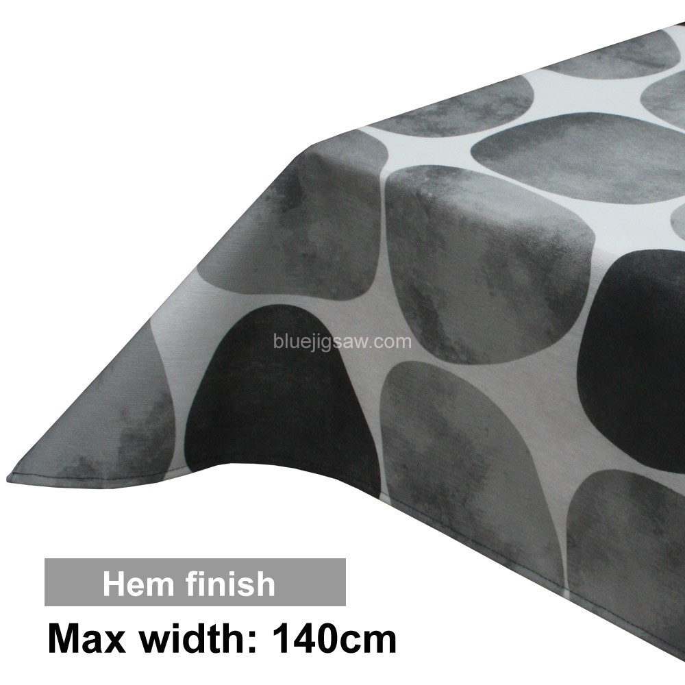 Acrylic Coated Tablecloth with Hem finish