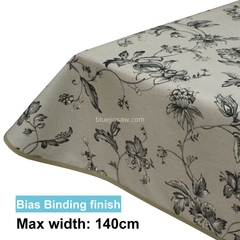 Acrylic Coated Tablecloth with Bias Binding