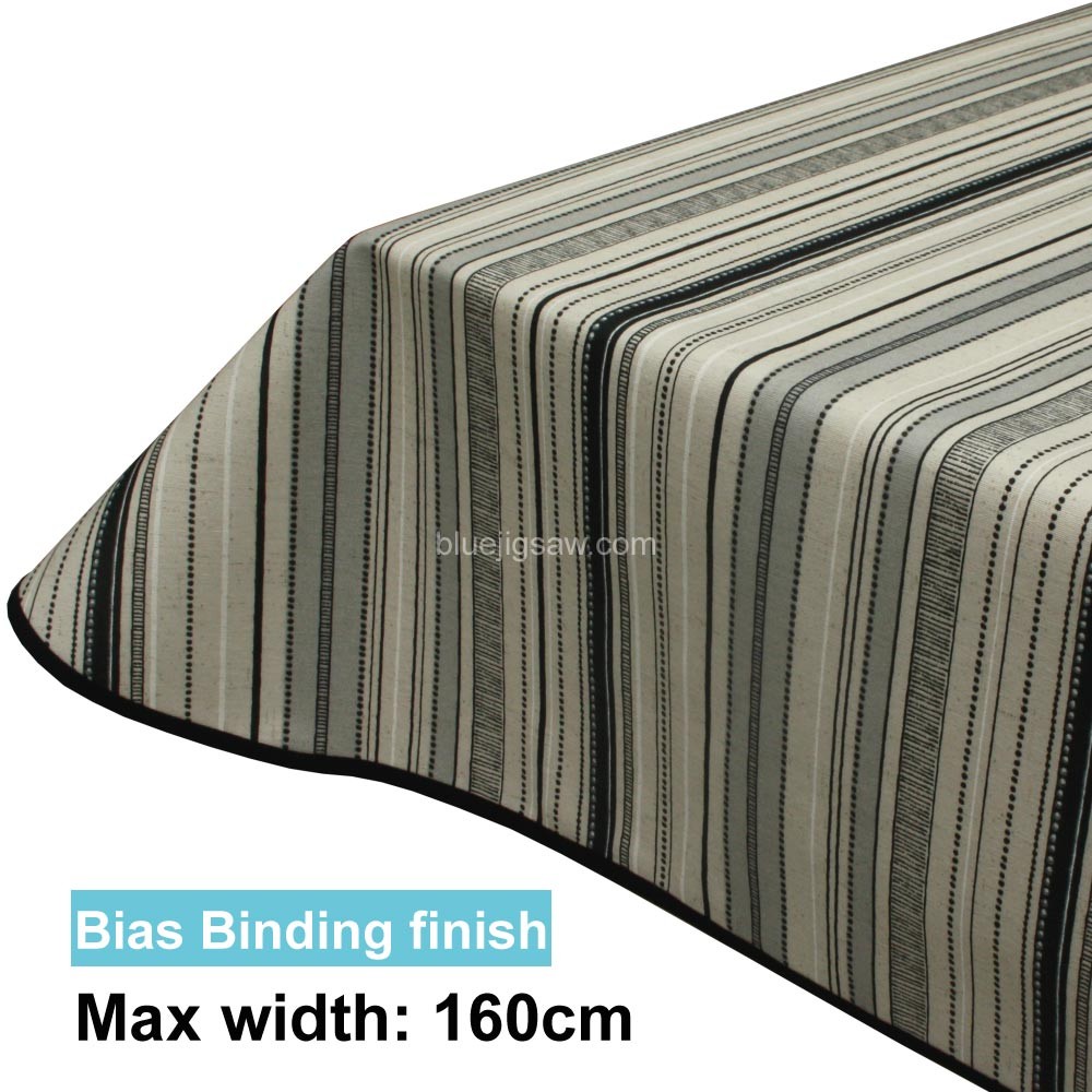 Acrylic Coated Tablecloth with Bias Binding