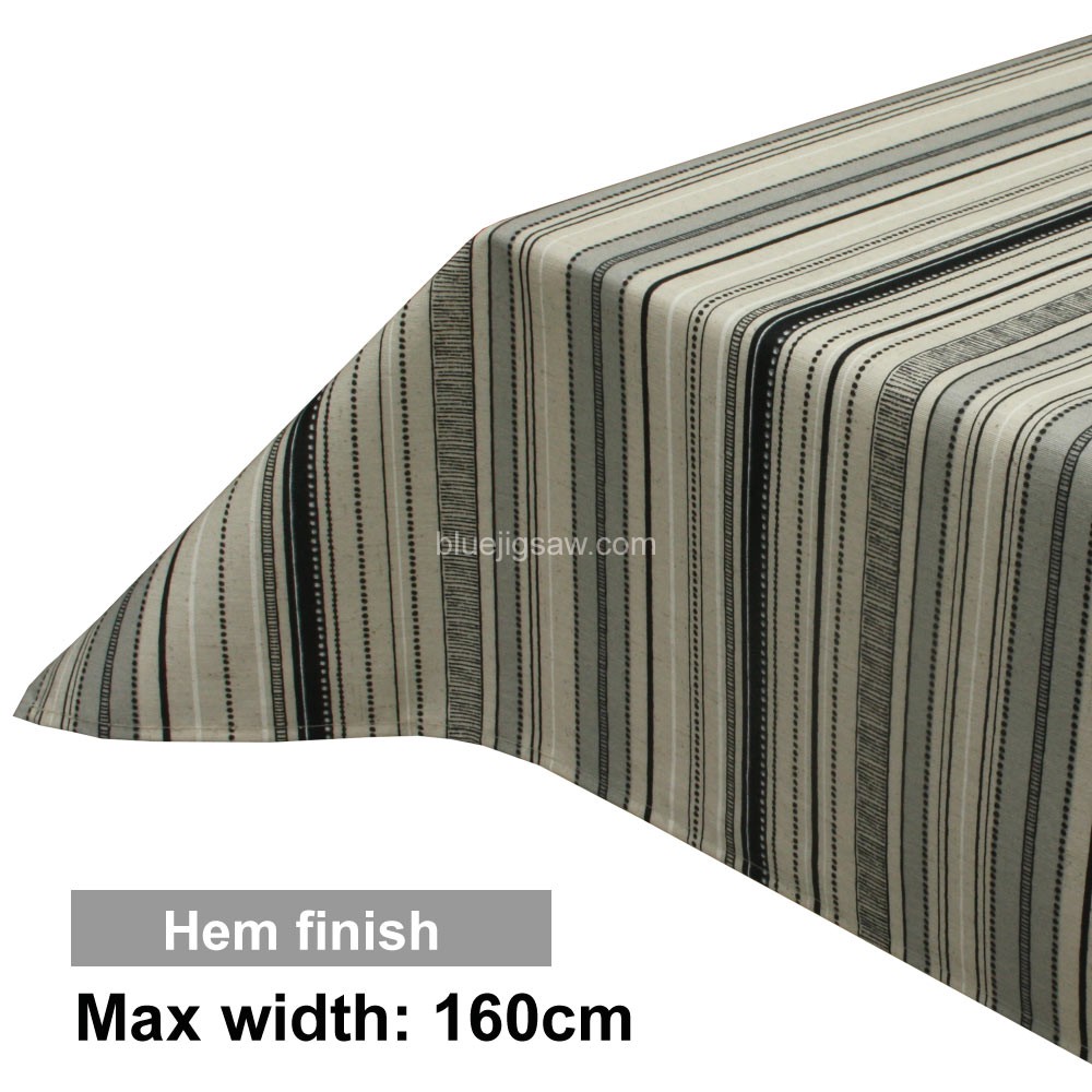 Acrylic Coated Tablecloth with Hem finish