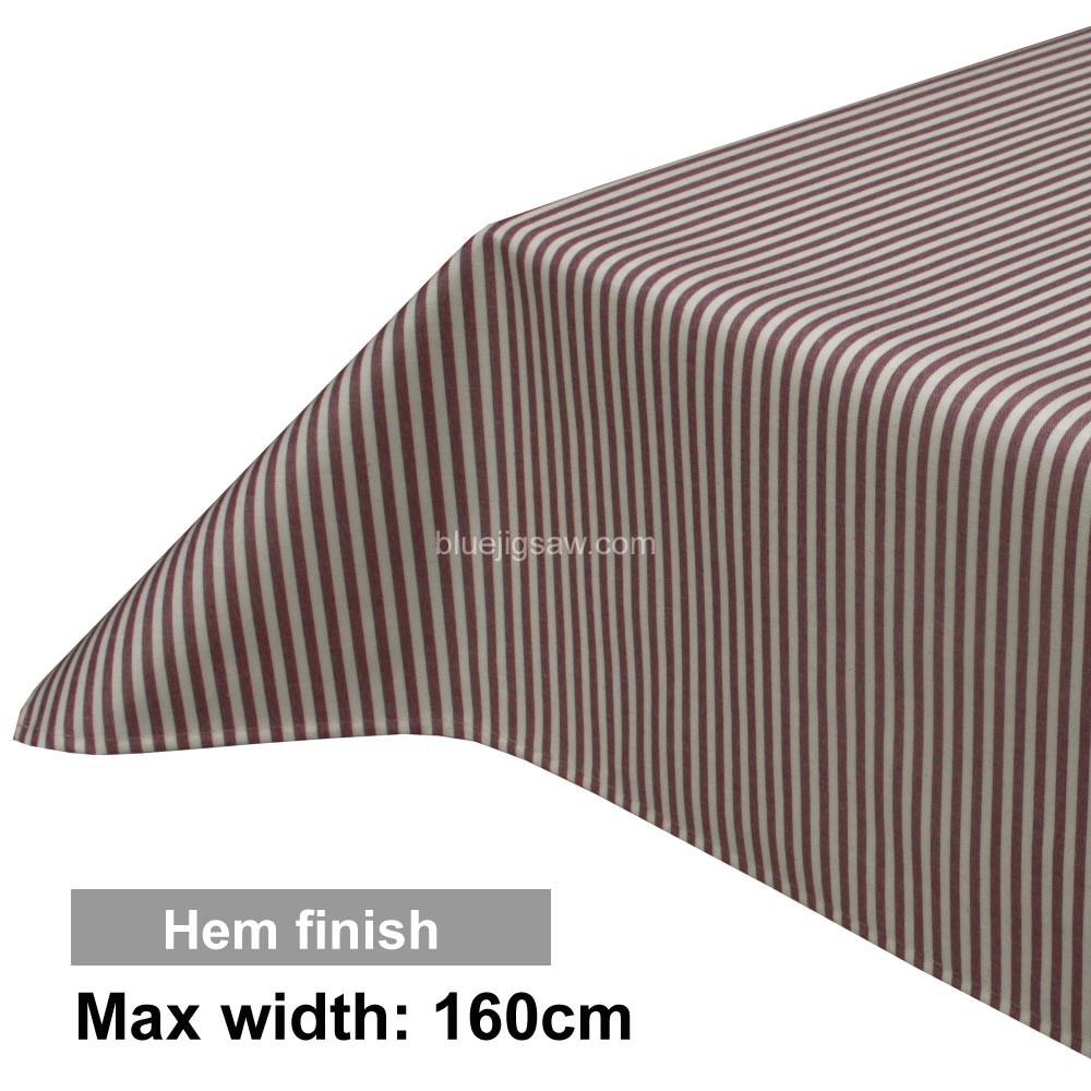 Acrylic Coated Tablecloth with Hem finish