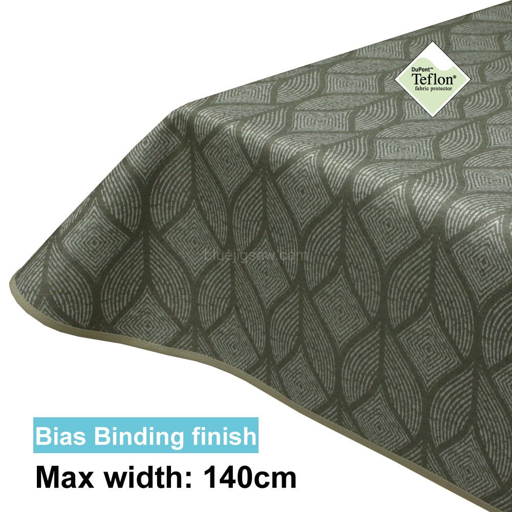 Acrylic Coated Tablecloth with Bias Binding