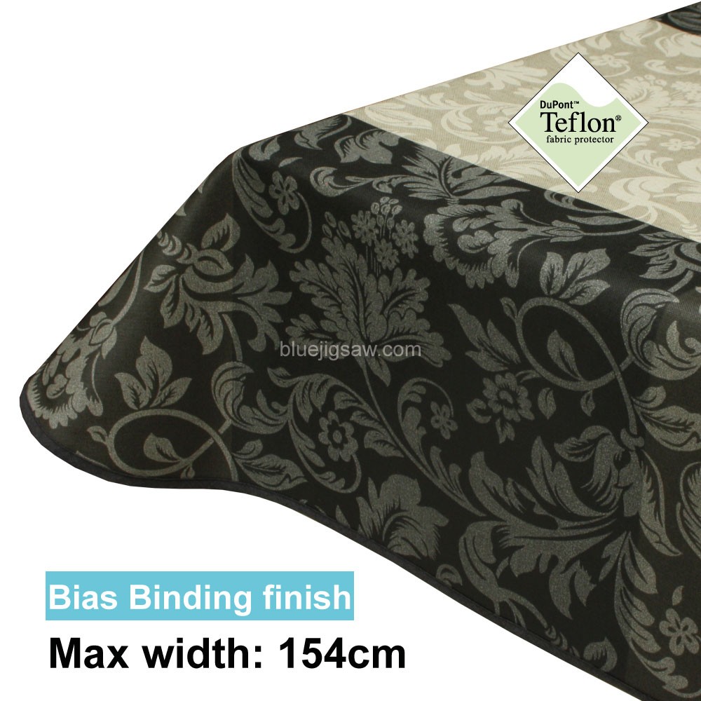 Acrylic Coated Tablecloth with Bias Binding