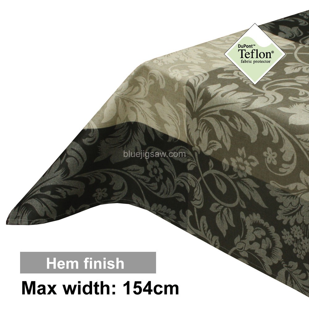 Acrylic Coated Tablecloth with Hem finish