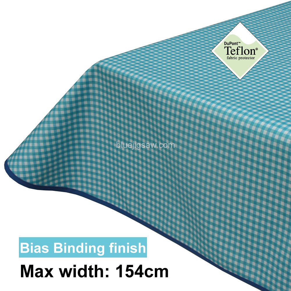 Acrylic Coated Tablecloth with Bias Binding