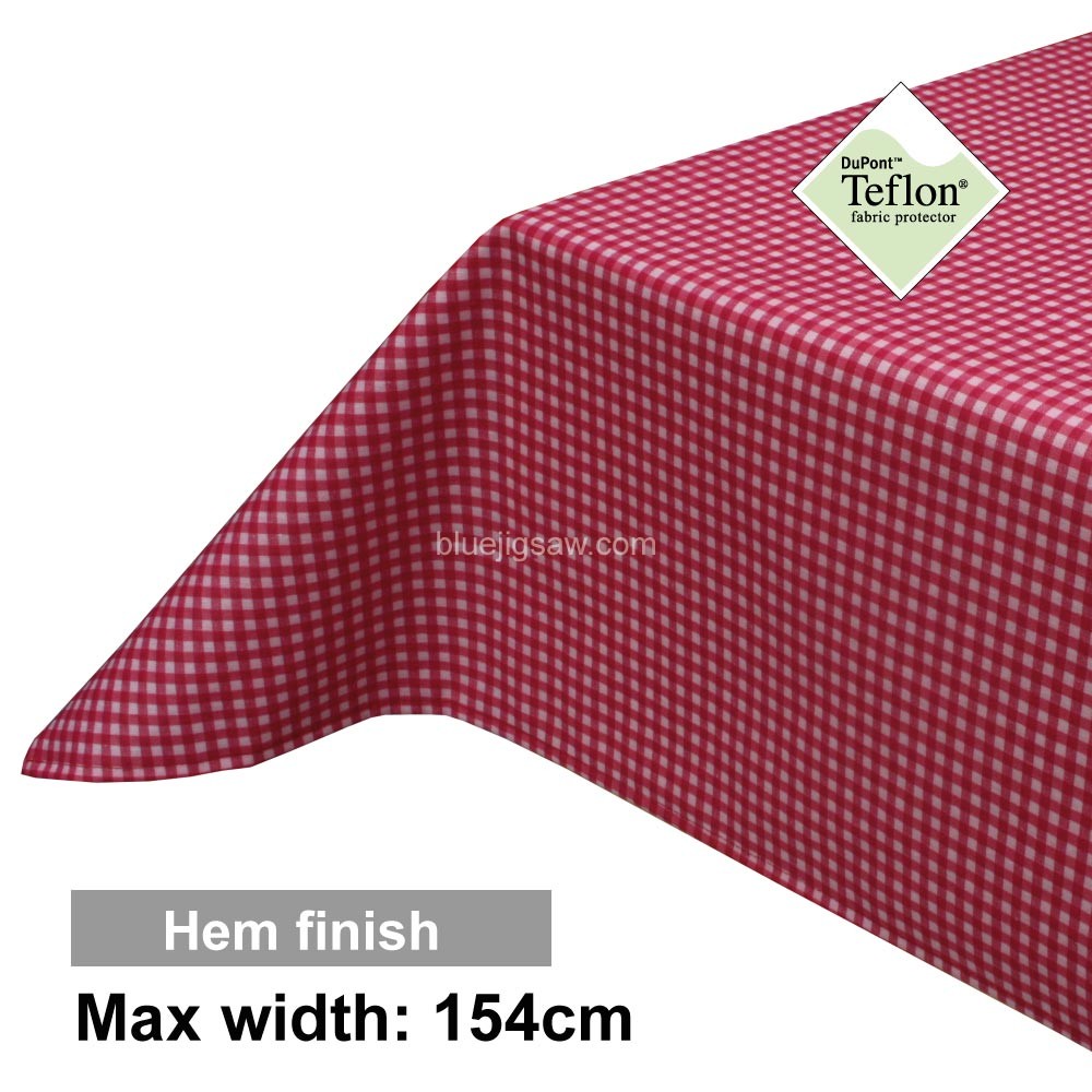 Acrylic Coated Tablecloth with Hem finish