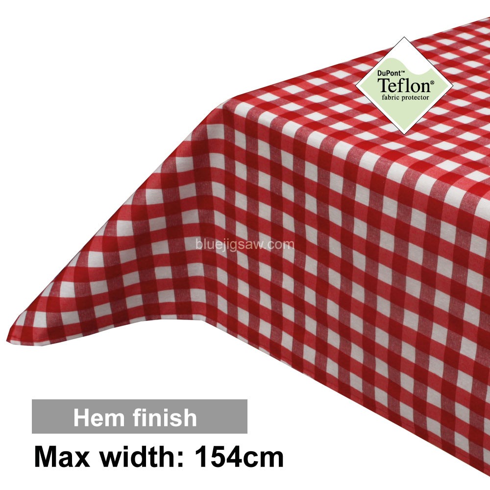 Acrylic Coated Tablecloth with Hem finish