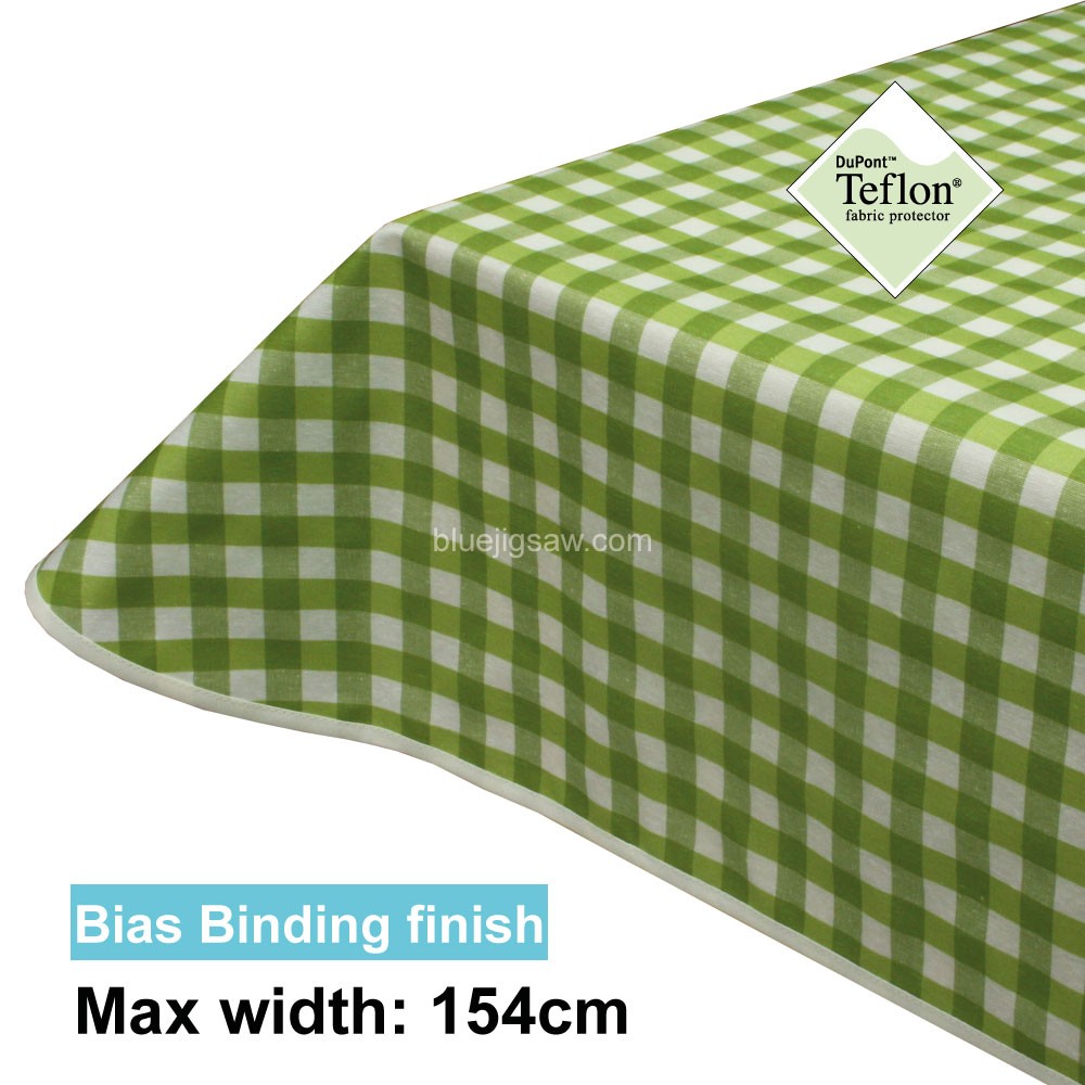 Acrylic Coated Tablecloth with Bias Binding