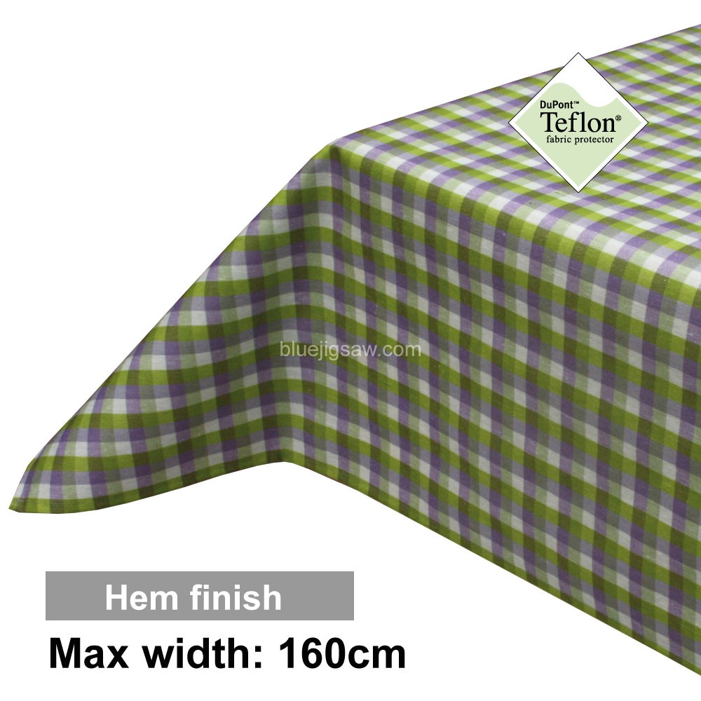 Acrylic Coated Tablecloth with Hem finish