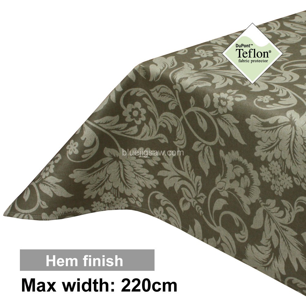 Acrylic Coated Tablecloth with Hem finish