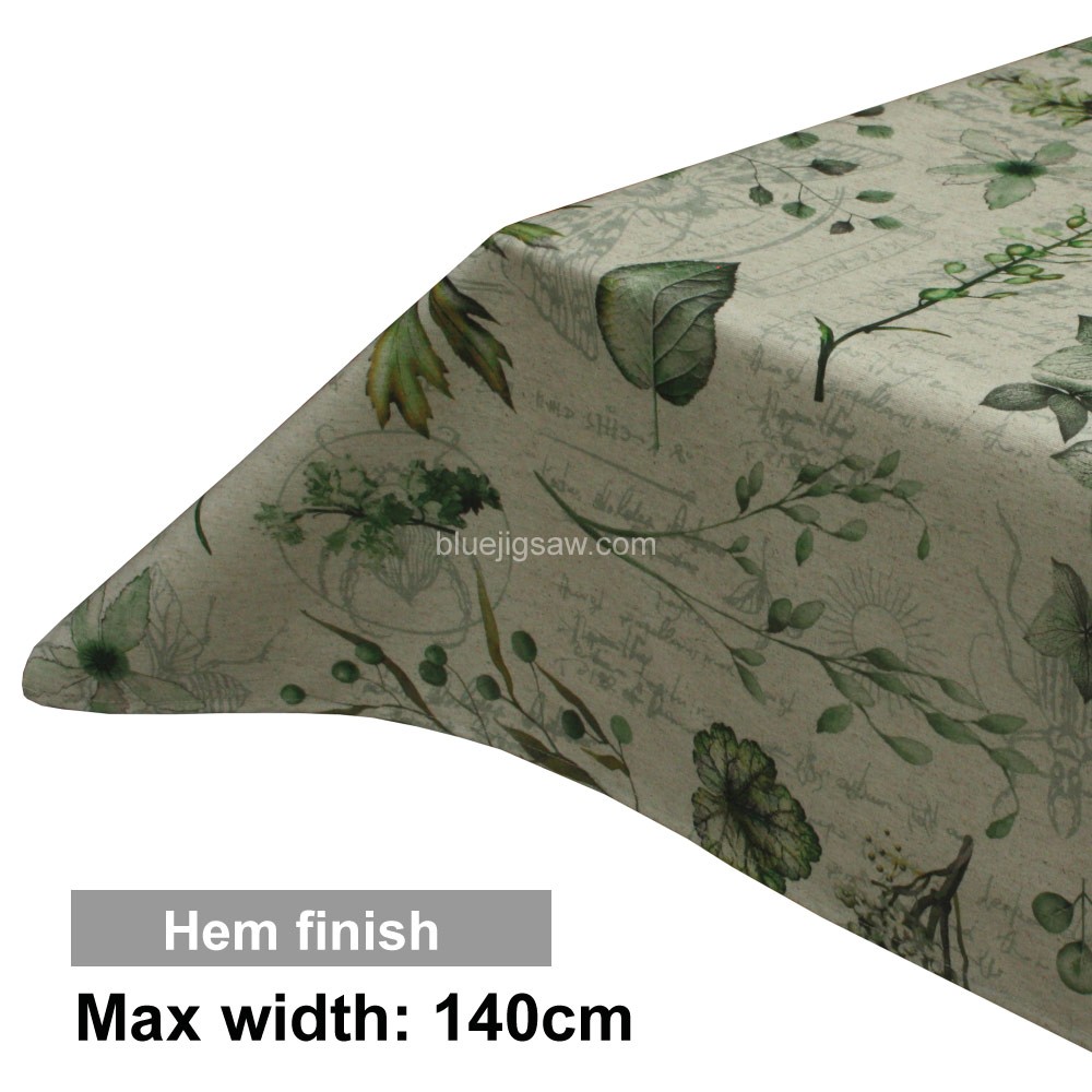 Botanical Acrylic Coated Tablecloth
