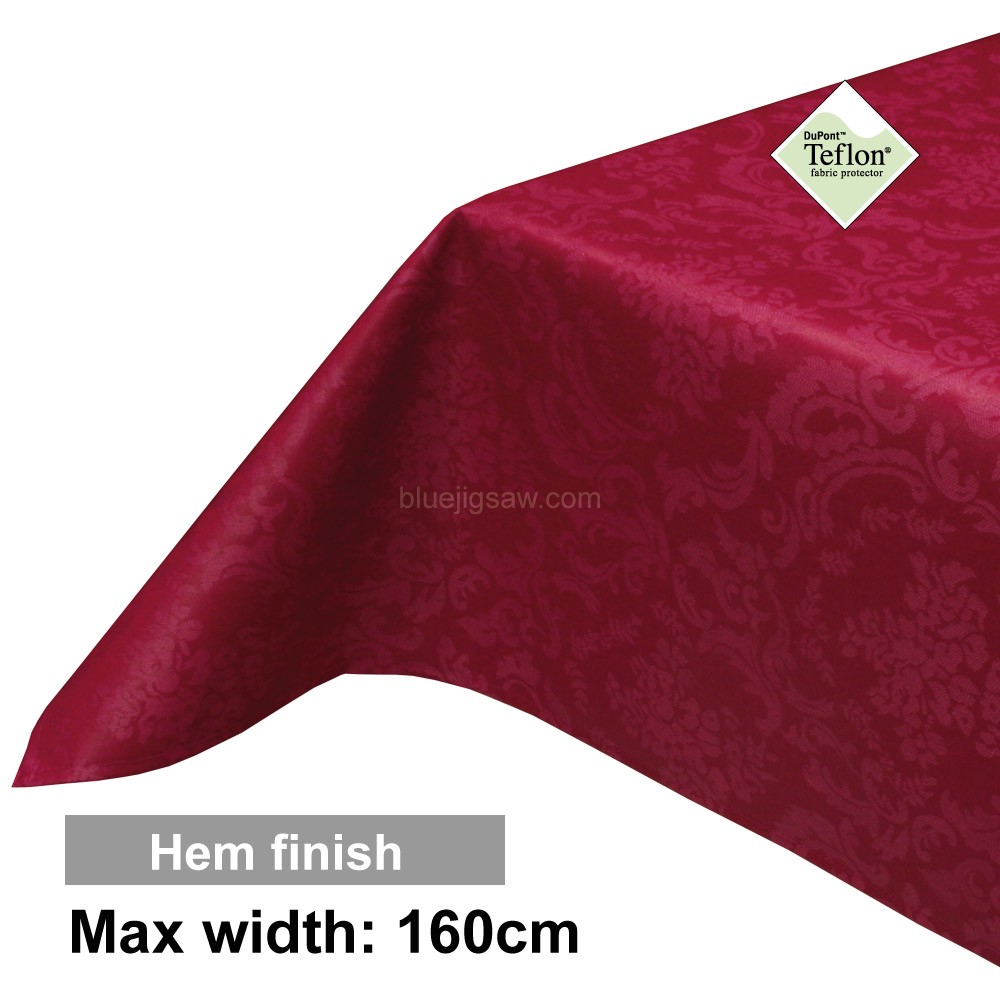 Acrylic Coated Tablecloth with Hem finish
