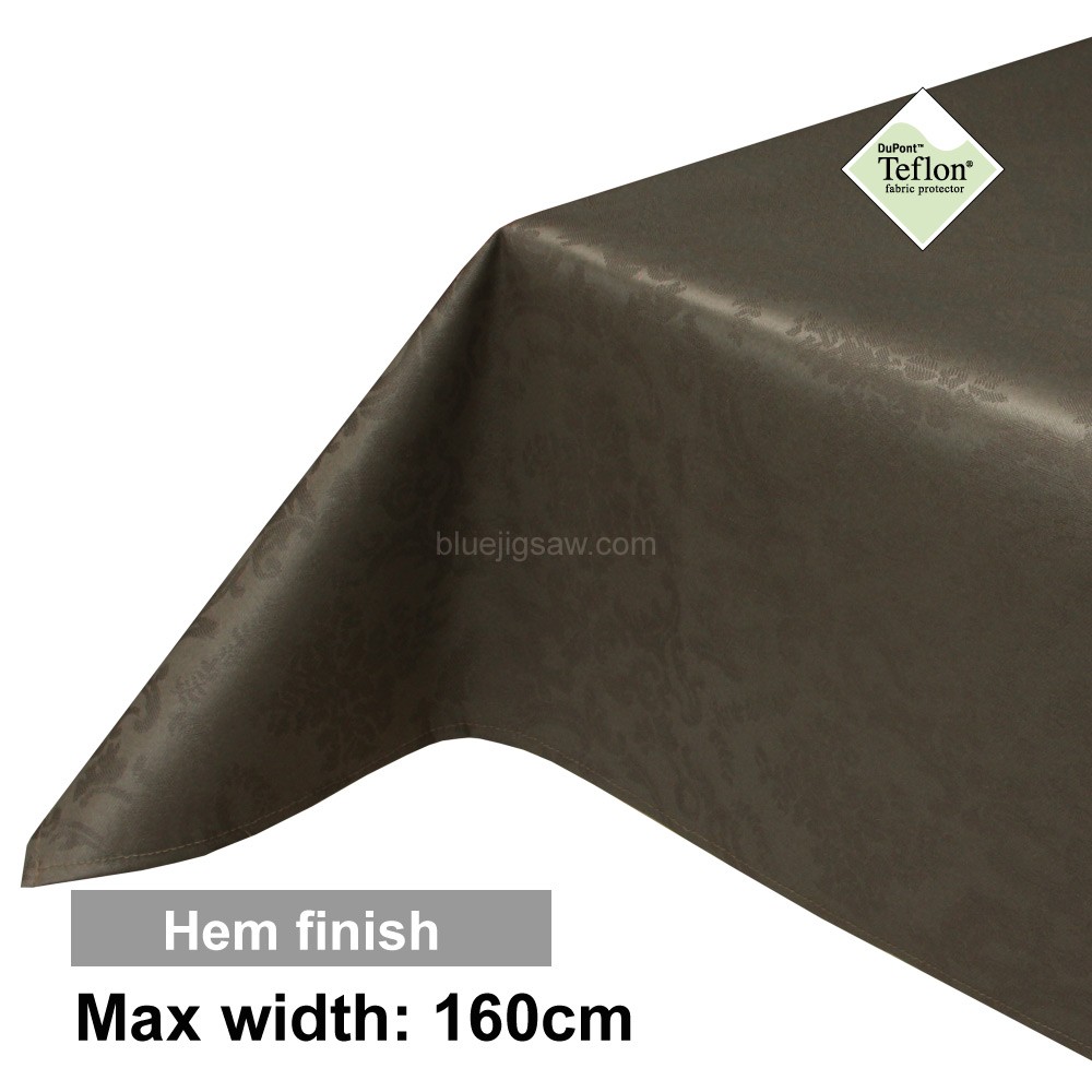 Acrylic Coated Tablecloth with Hem finish