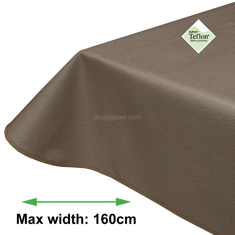 Florence Mushroom Acrylic Coated Tablecloth