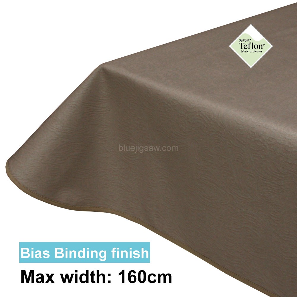 Acrylic Coated Tablecloth with Bias Binding
