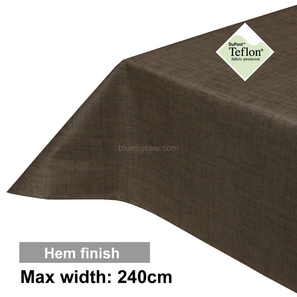 Acrylic Coated Tablecloth with Hem finish