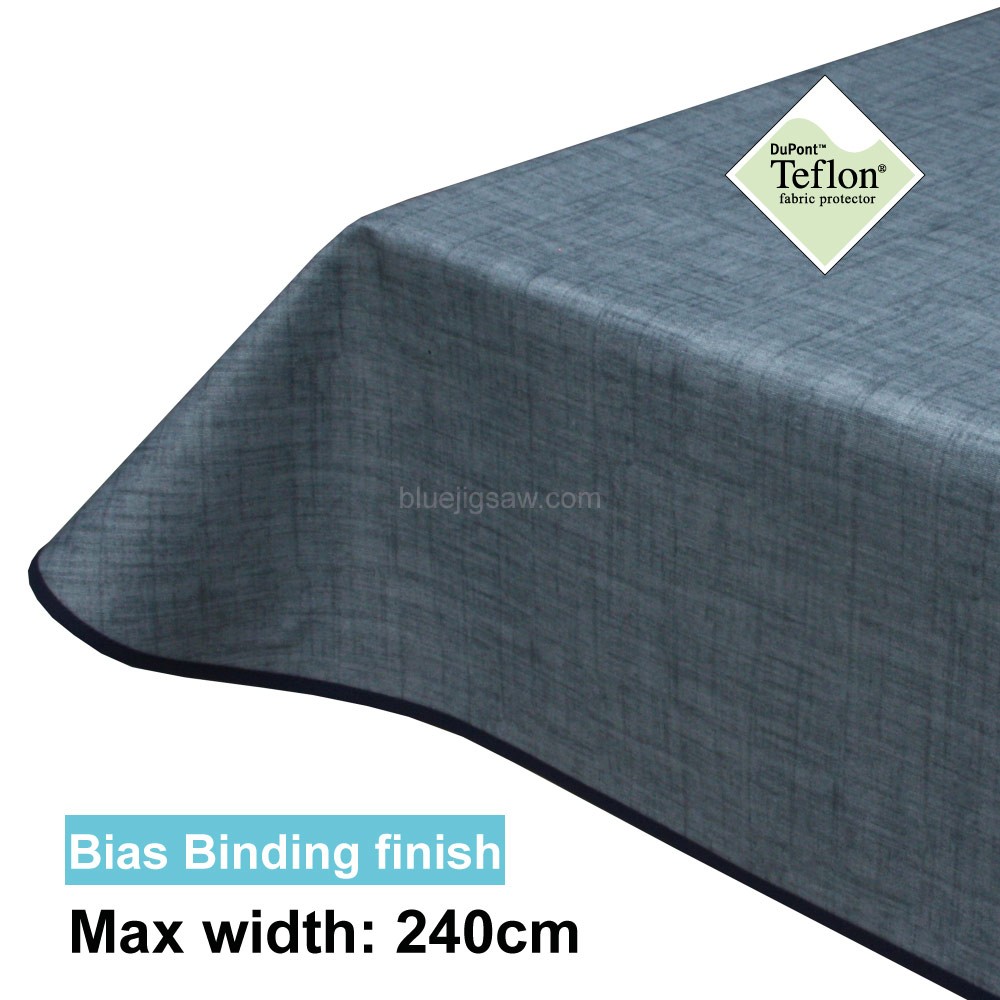 Acrylic Coated Tablecloth with Bias Binding