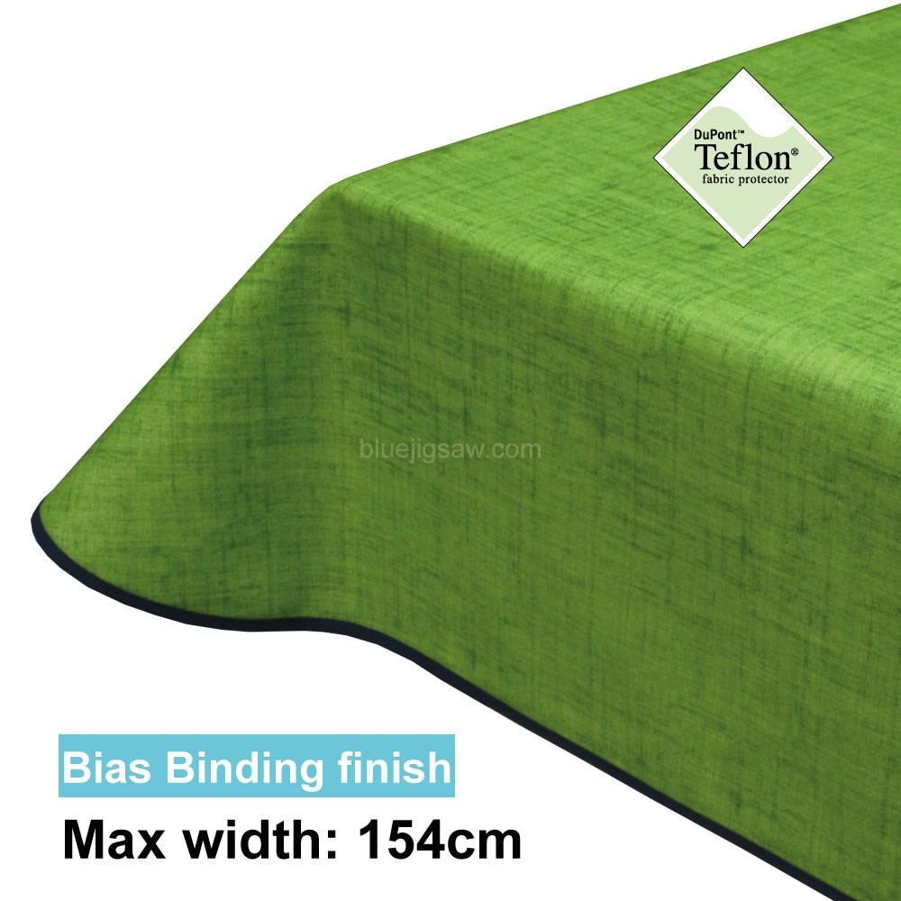 Acrylic Coated Tablecloth with Bias Binding