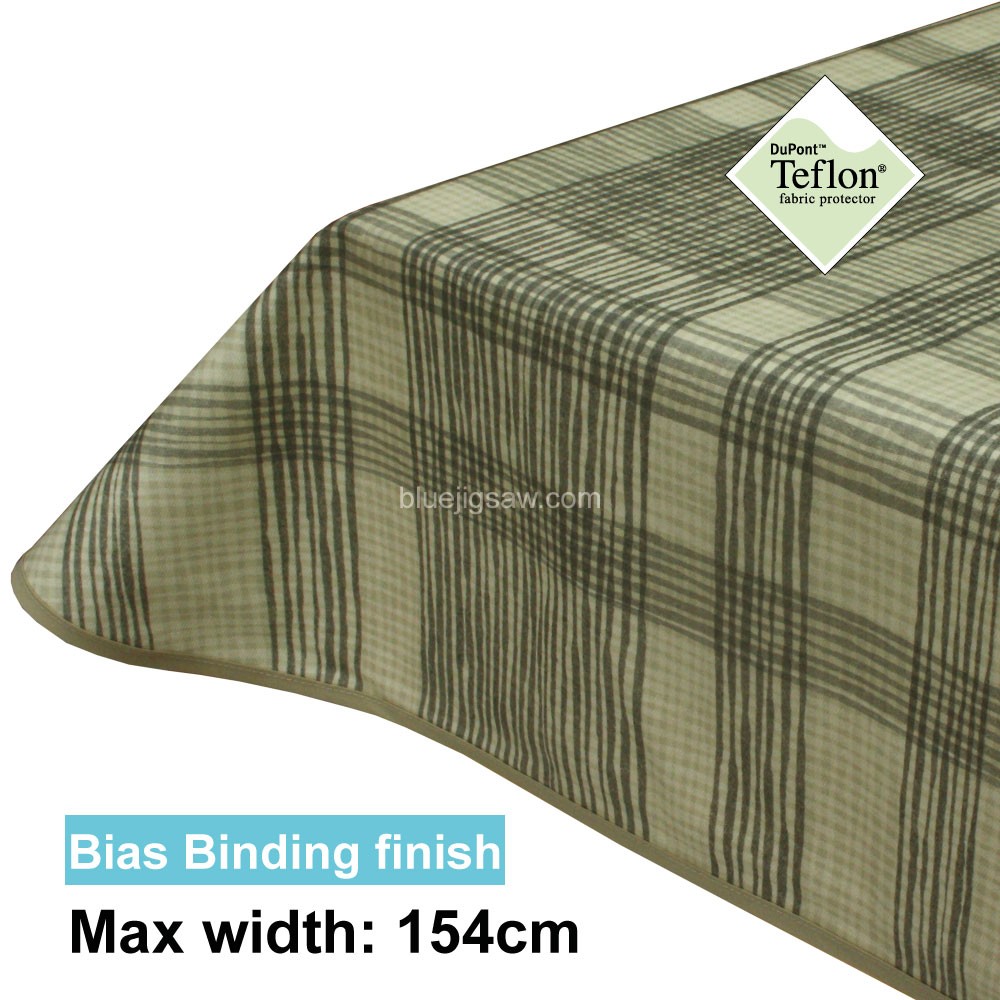 Acrylic Coated Tablecloth with Bias Binding