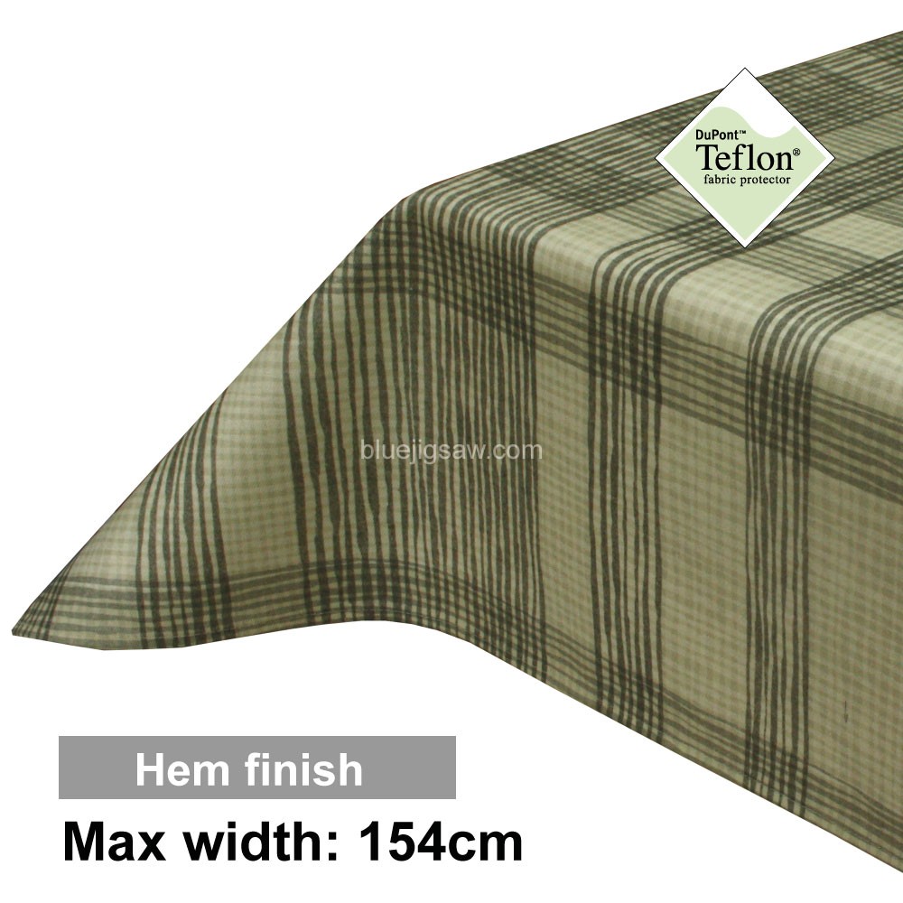 Acrylic Coated Tablecloth with Hem finish