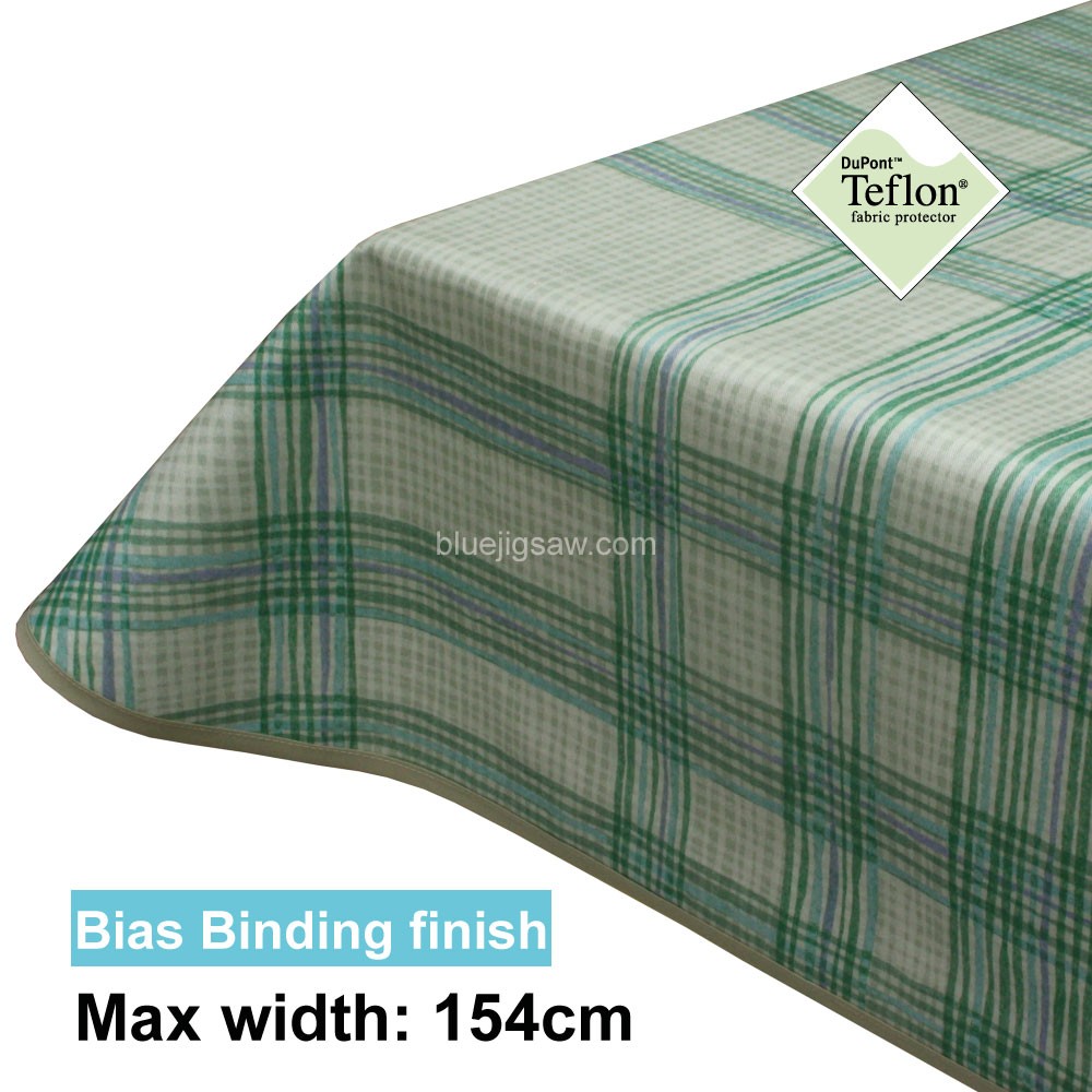 Acrylic Coated Tablecloth with Bias Binding