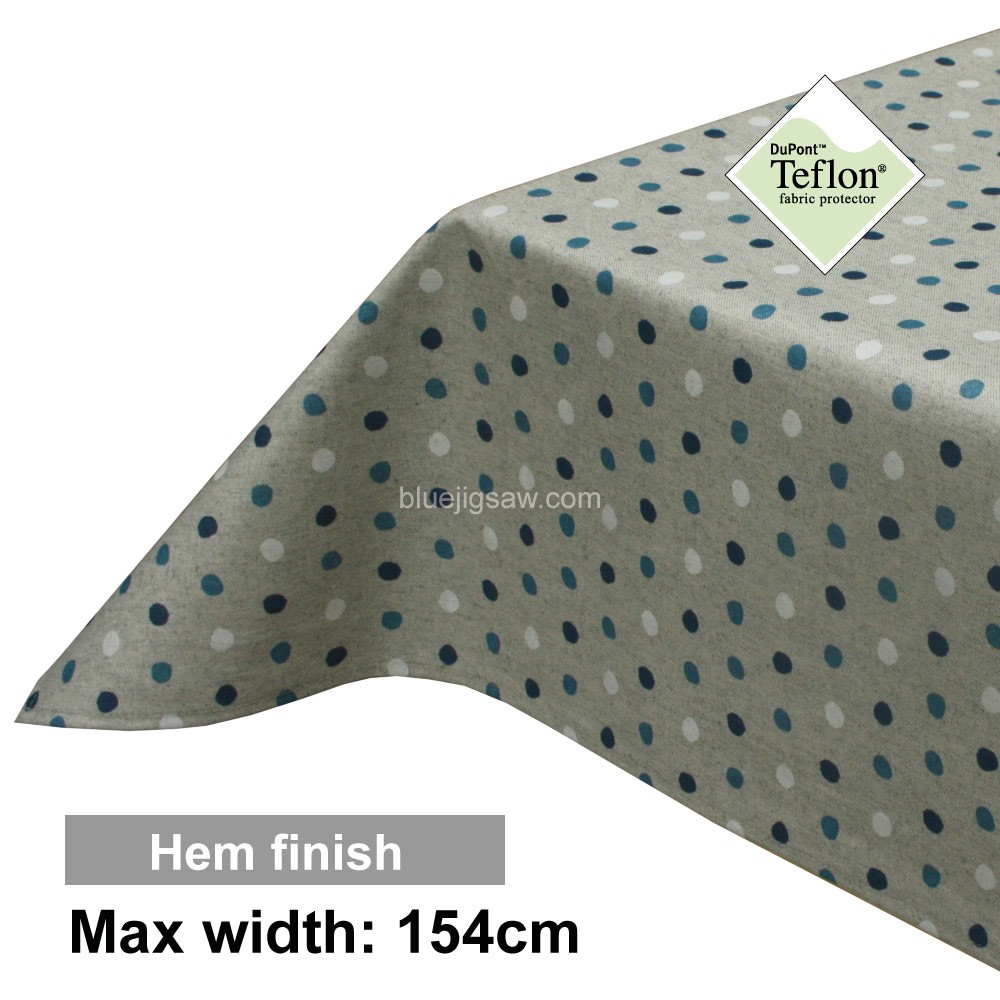Acrylic Coated Tablecloth with Hem finish