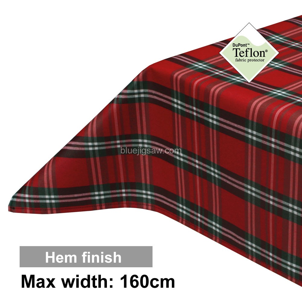 Acrylic Coated Tablecloth with Hem finish