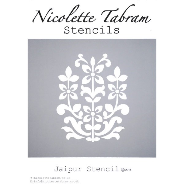 Jaipur Stencil by Nicolette Tabram