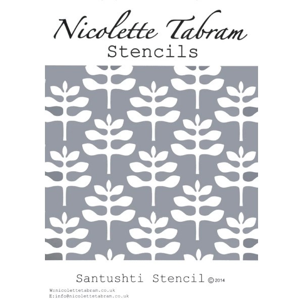 Santushti Stencil by Nicolette Tabram