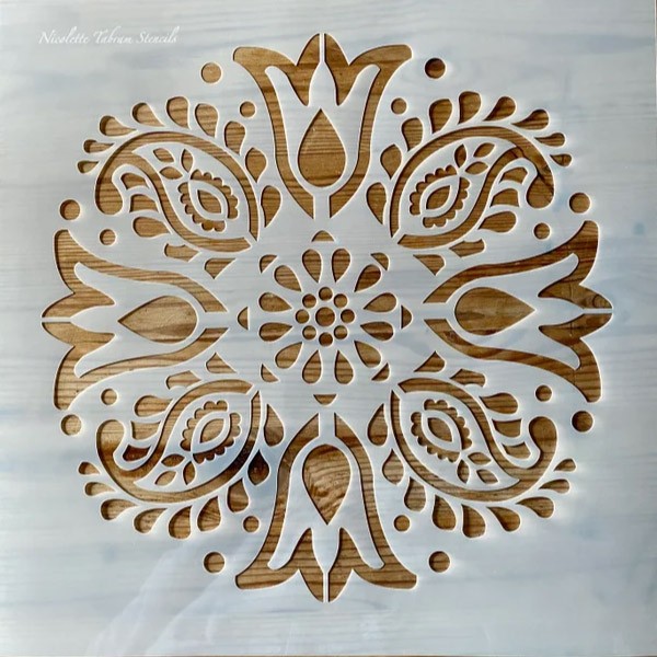 Janpath Stencil by Nicolette Tabram