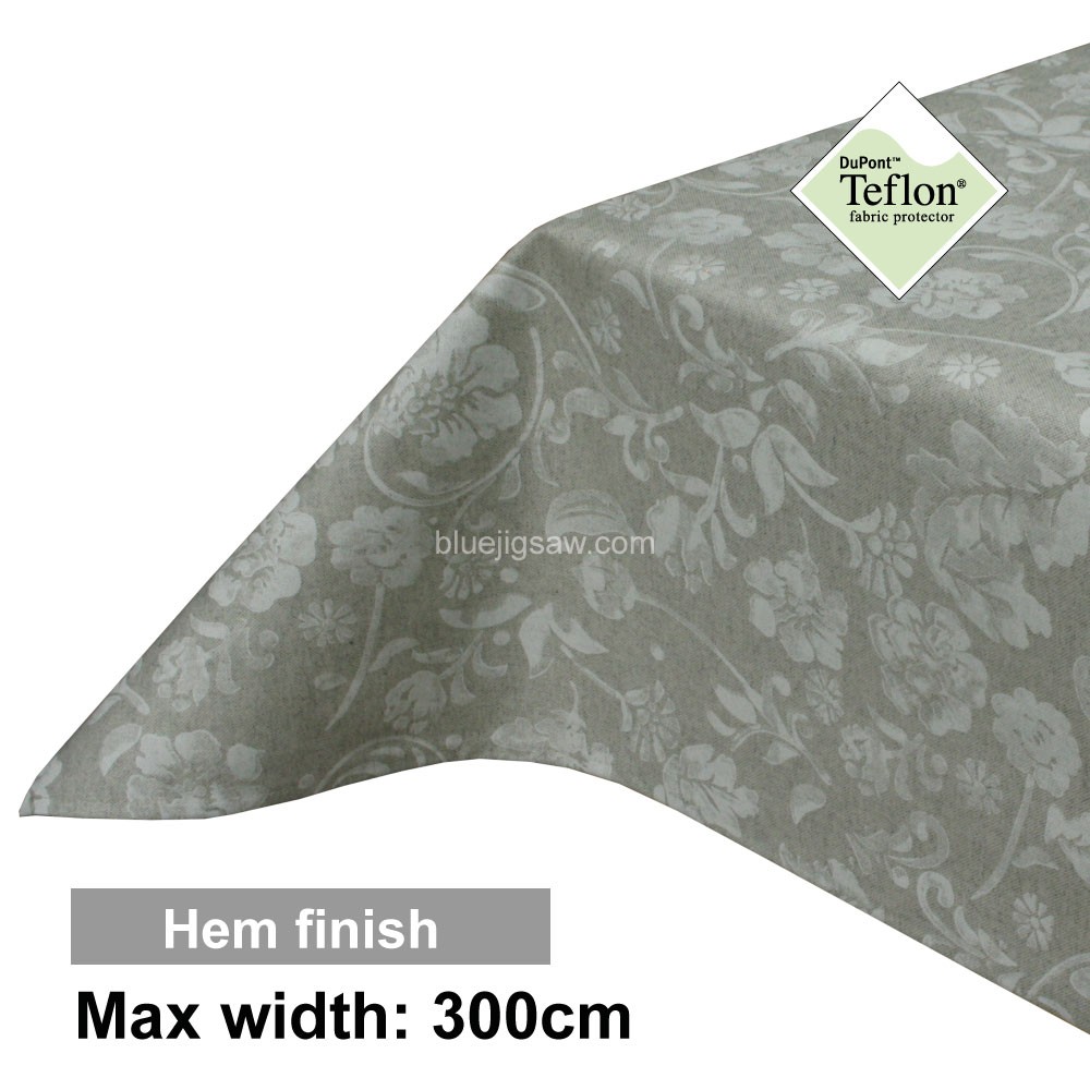 Acrylic Coated Tablecloth with Hem finish