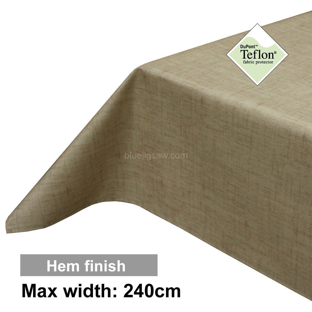 Acrylic Coated Tablecloth with Hem finish