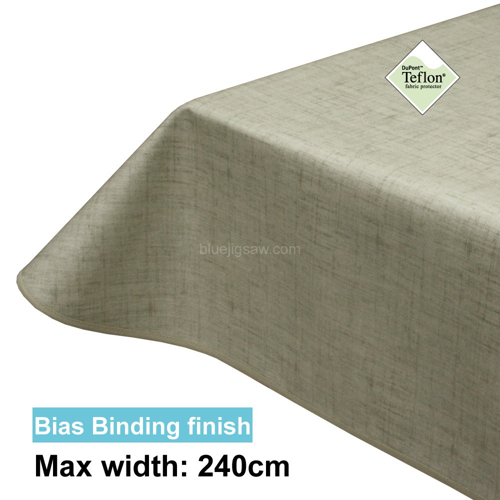 Acrylic Coated Tablecloth with Bias Binding