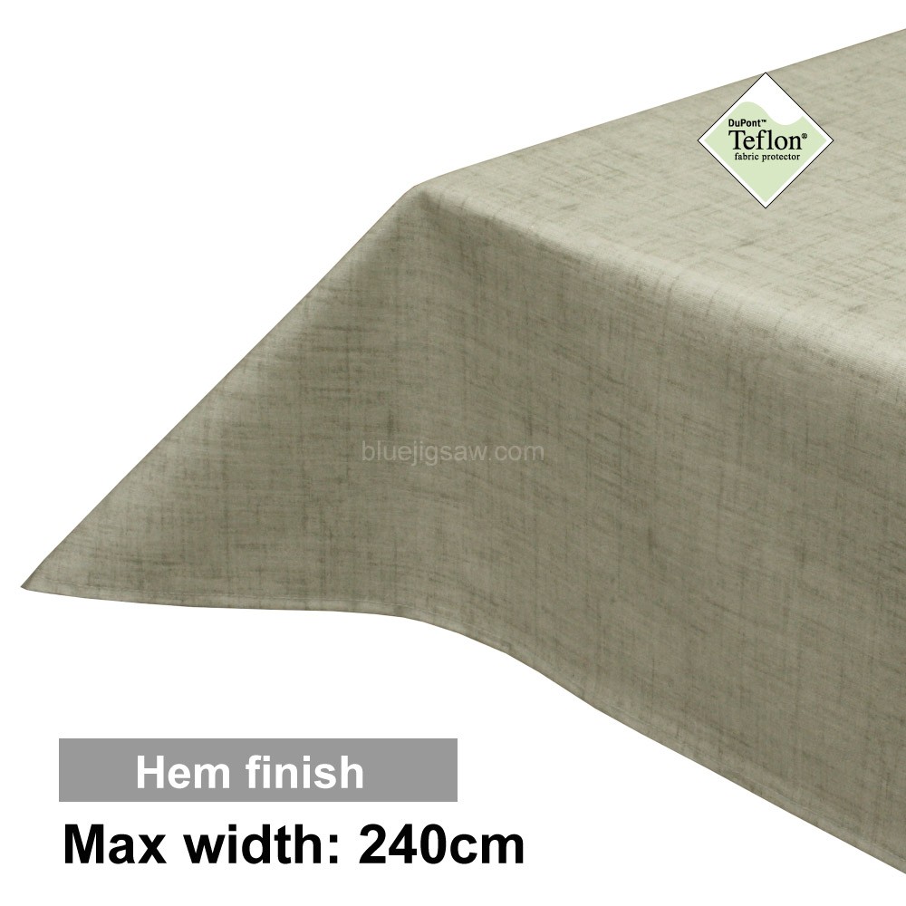 Acrylic Coated Tablecloth with Hem finish