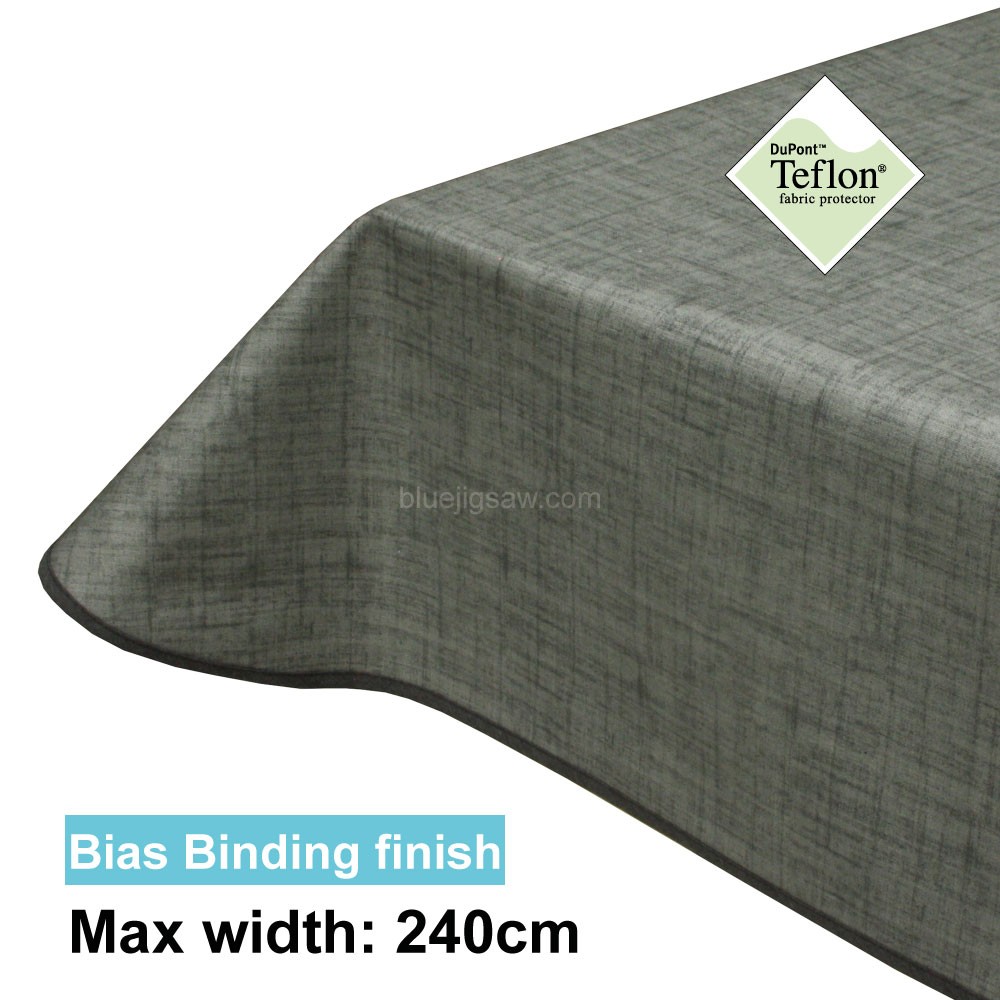 Acrylic Coated Tablecloth with Bias Binding