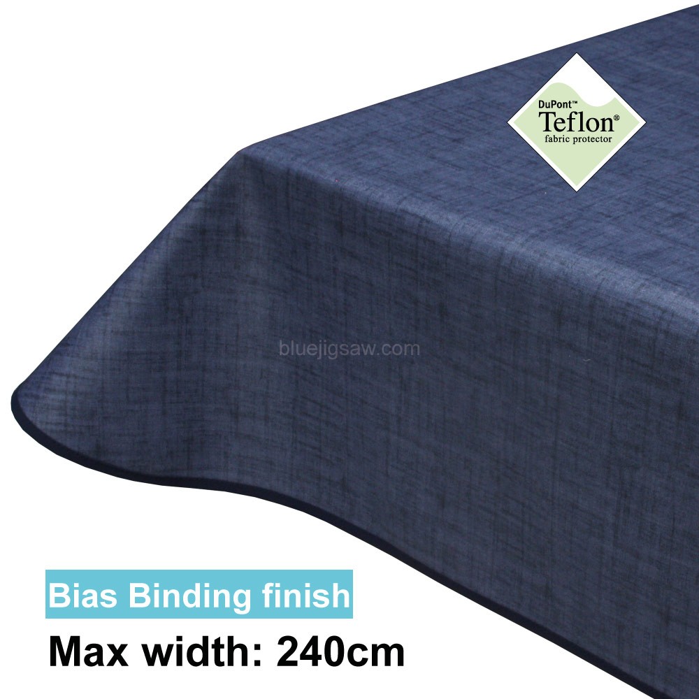 Acrylic Coated Tablecloth with Bias Binding