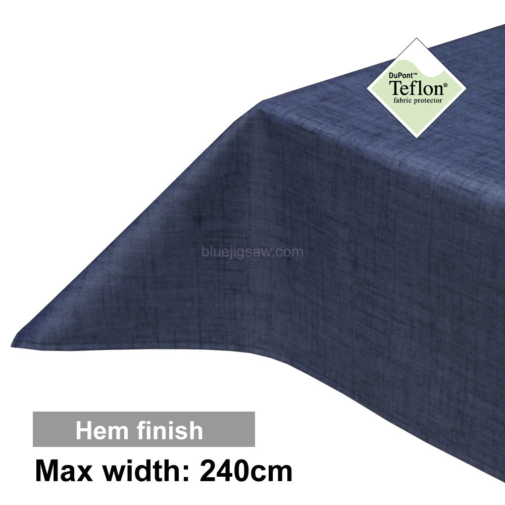 Acrylic Coated Tablecloth with Hem finish